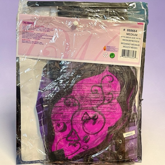 New Women’s Purple and Black Punk Fairy Costume - Picture 2 of 2